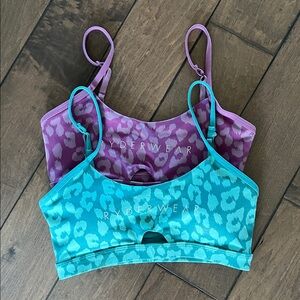 Ryderwear Bundle (2) Animal Sports Keyhole Bra, S